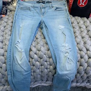 Hollister ripped jeans
